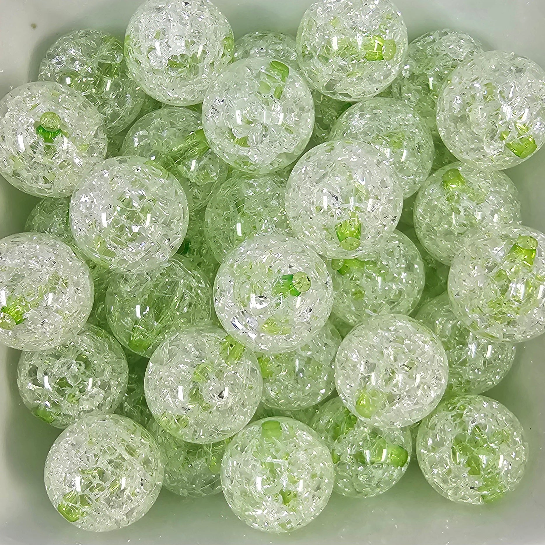 Stem Crackle 15mm Acrylic