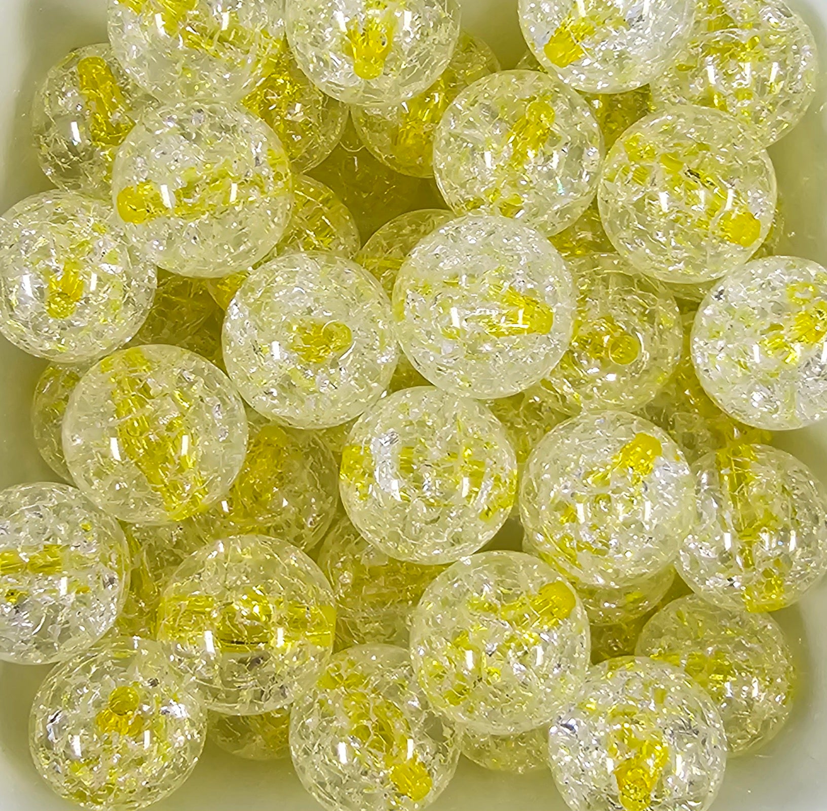 Stem Crackle 15mm Acrylic