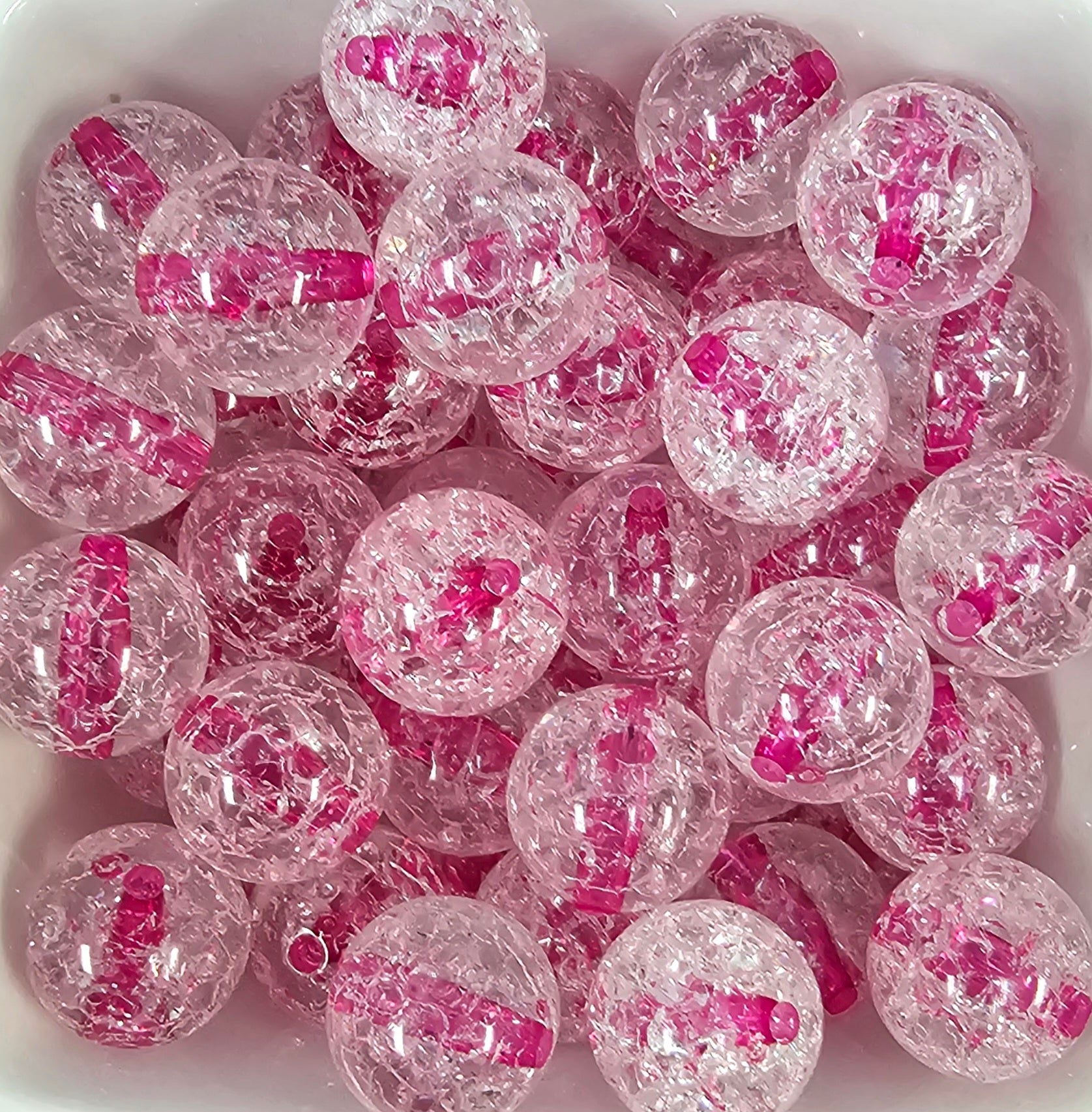 Stem Crackle 15mm Acrylic