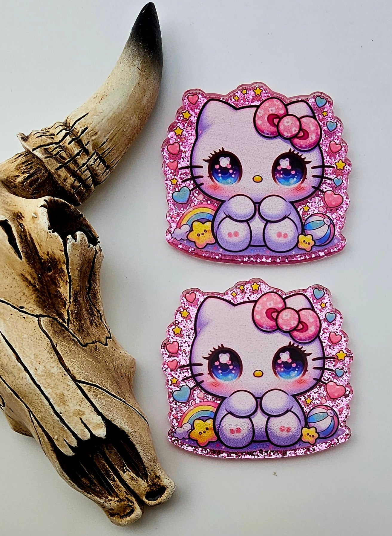 Flatback Bright Eye Kitty 190