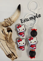 Acrylic Strawberry Kitty Focal