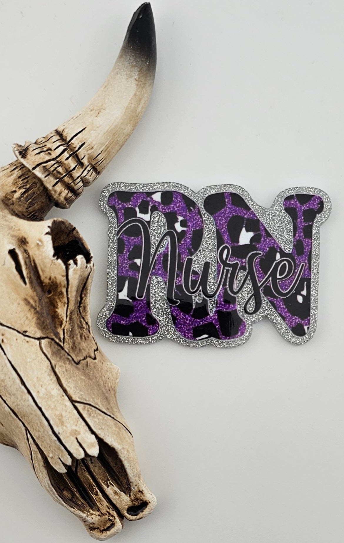 Flatback RN Registered Nurse Purple Cow 535