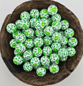 Green Leopard Lips Print
