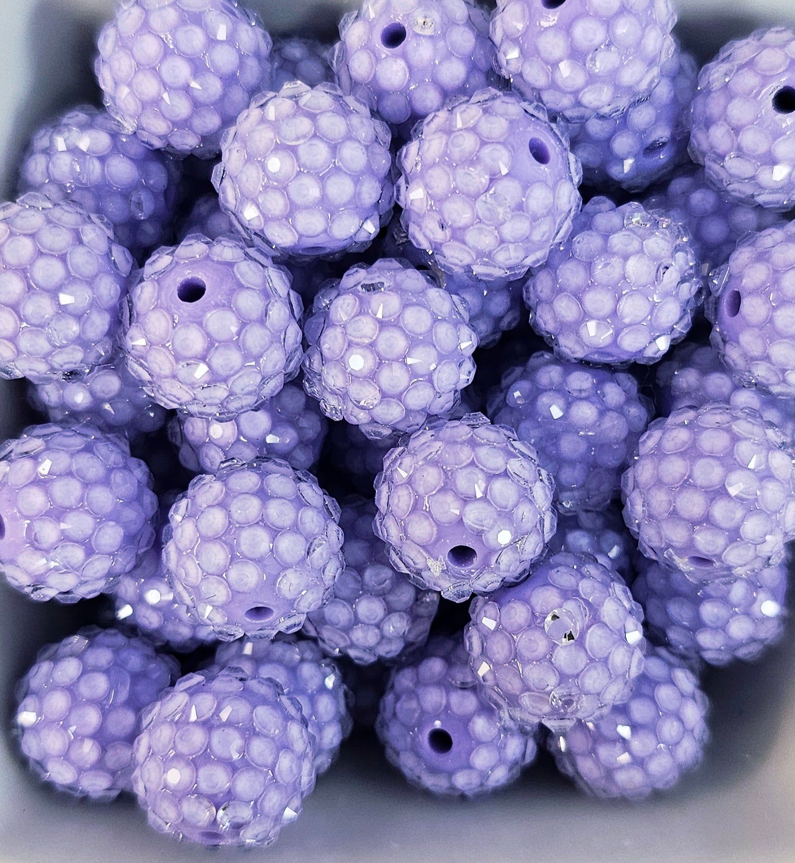 Rhinestone 16mm Clear Jelly Acrylic