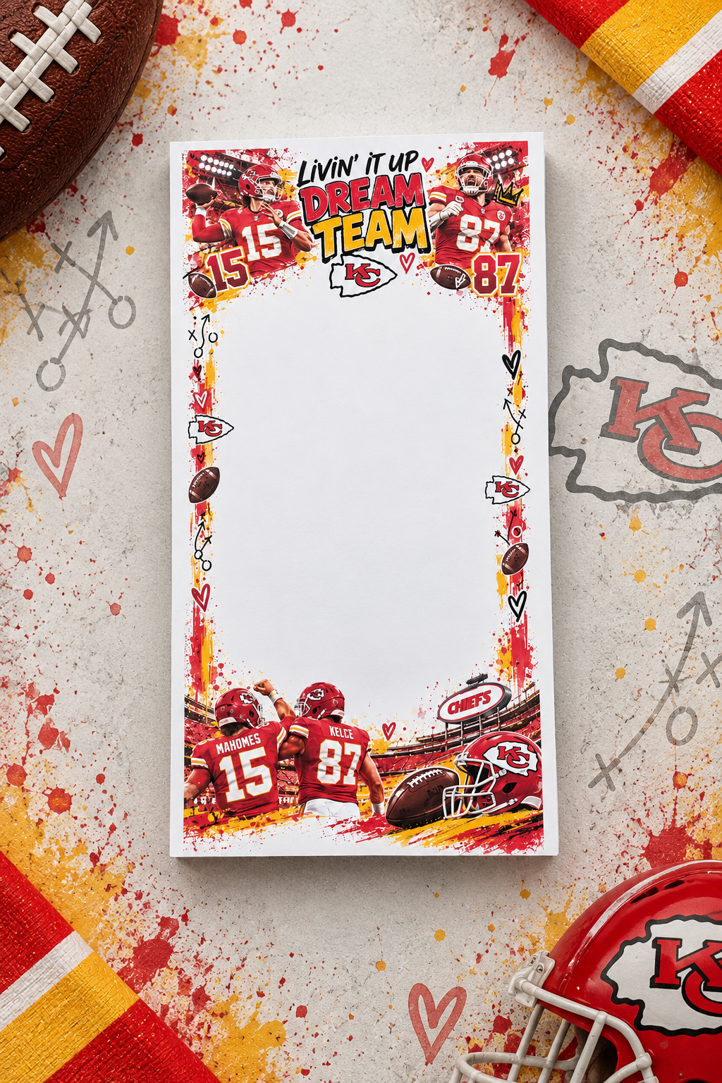 Dream Team KC Football Notepad