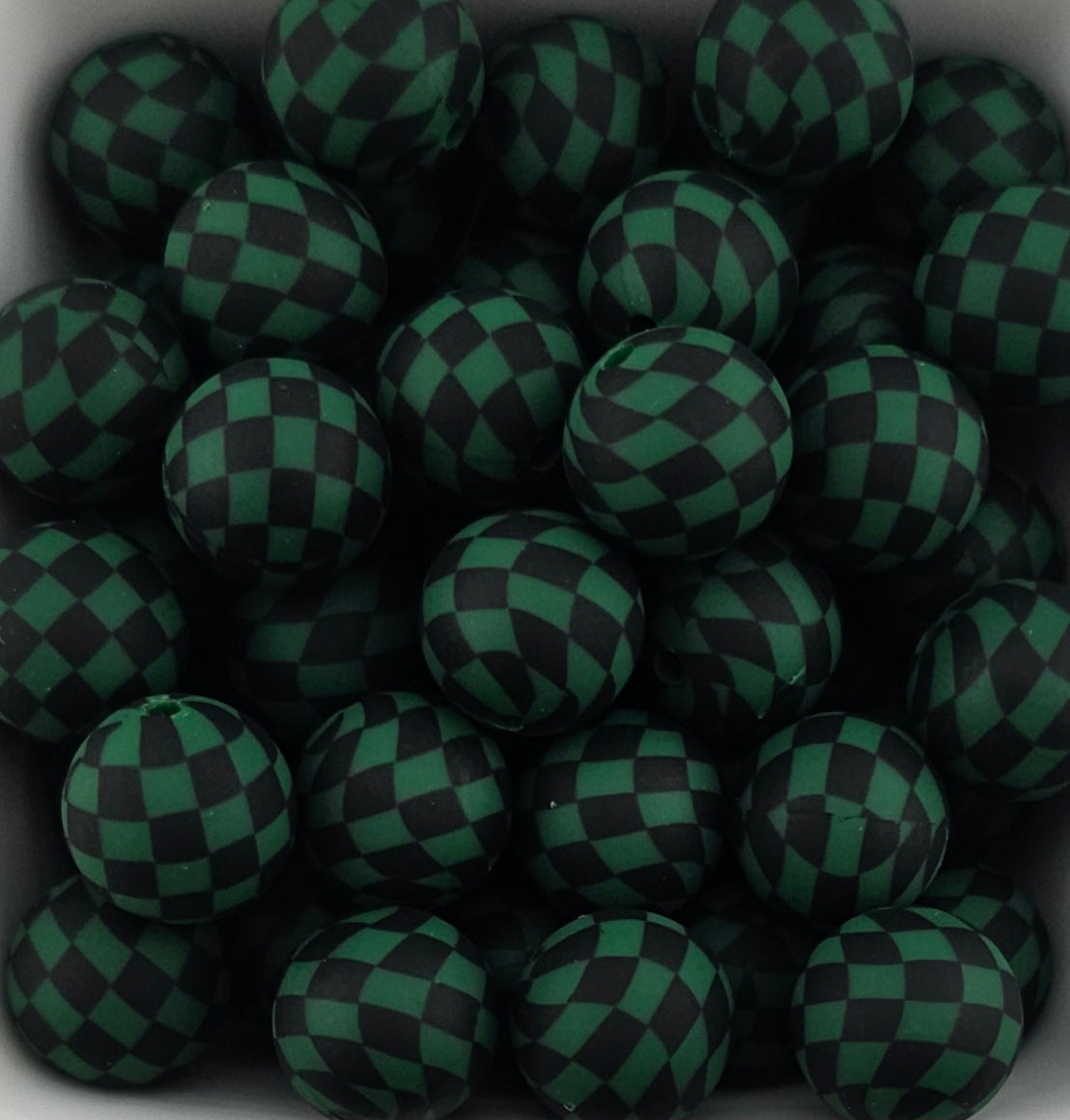 #127 Dark Green Checkered 15mm Print