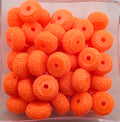 Resin Rhinestone Spacer 12mm Neon Orange #46