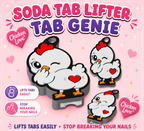 Tab Genie - Chicken Love *not silicone* printed by a 3D printer