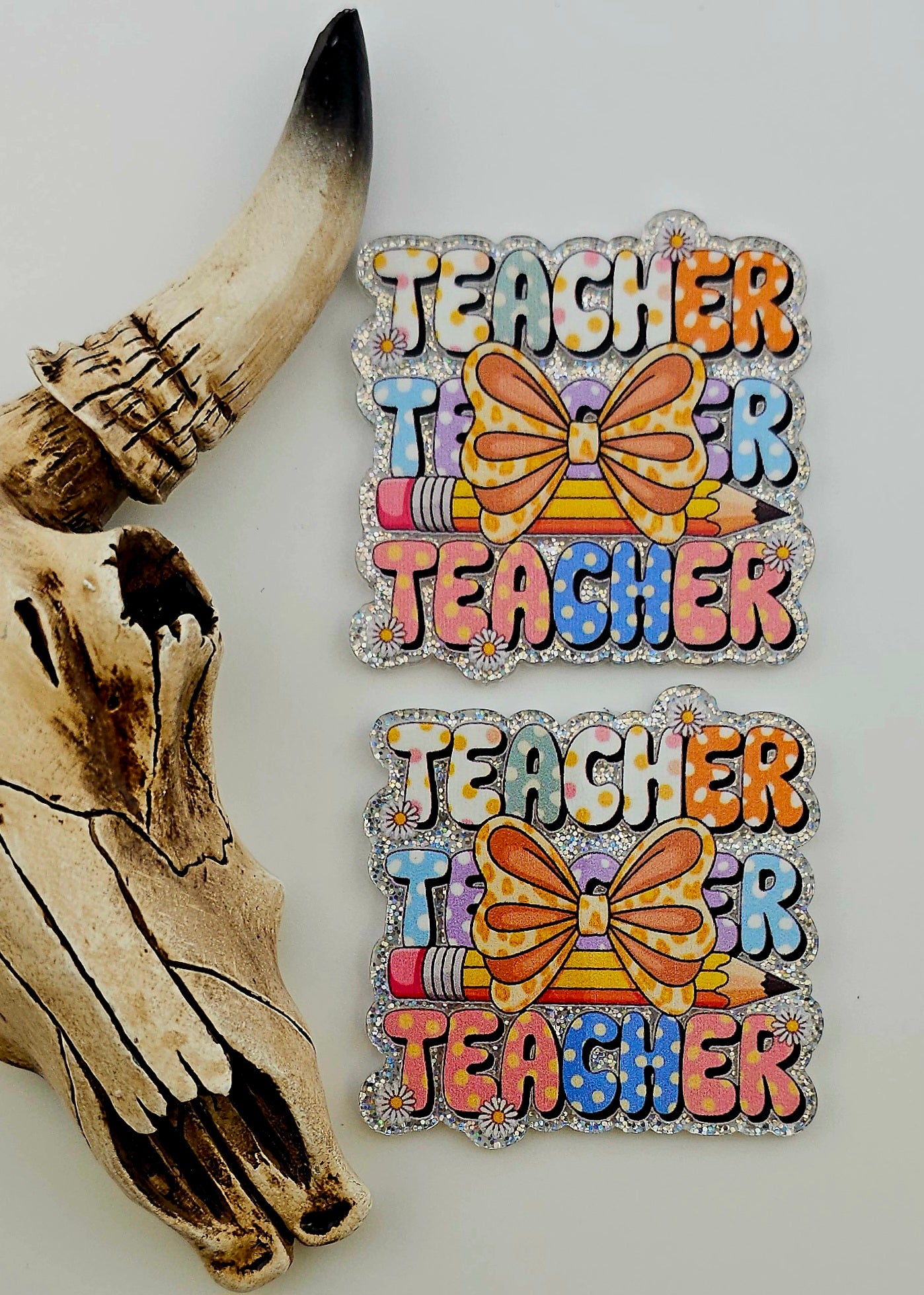 Flatback Teacher Teacher Teacher Dots 243