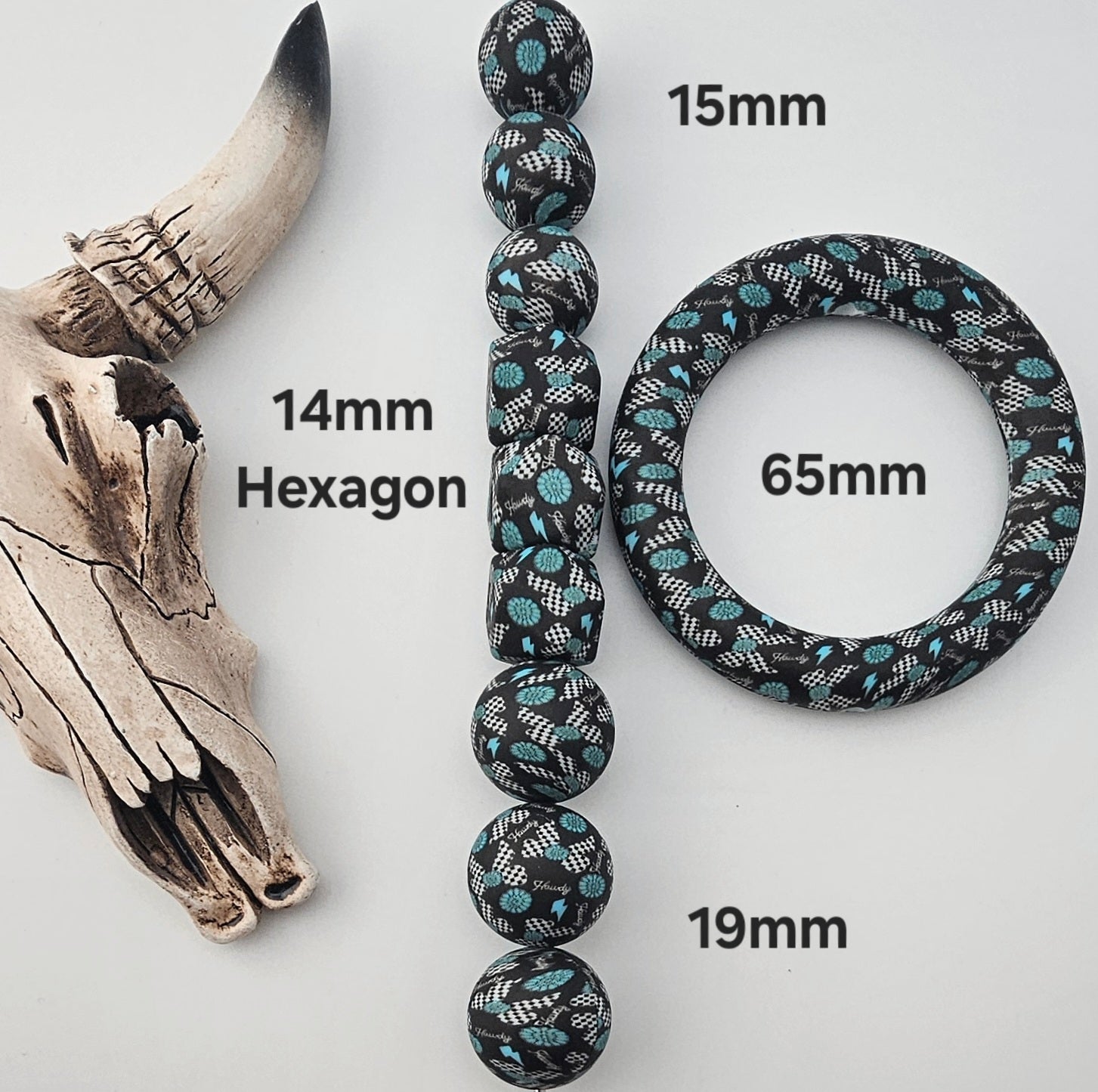 Western Howdy Checkered Bow Print