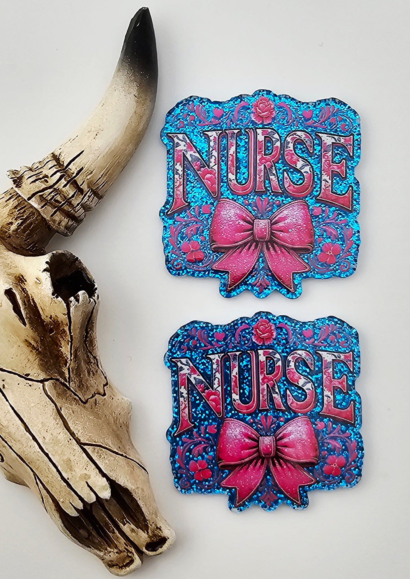Flatback Pink Nurse Bow 308
