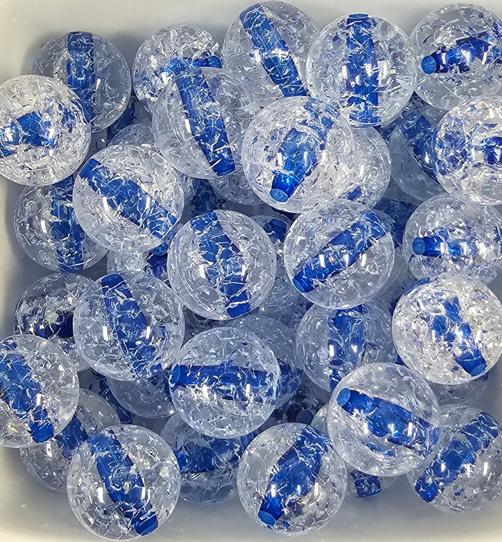 Stem Crackle 15mm Acrylic