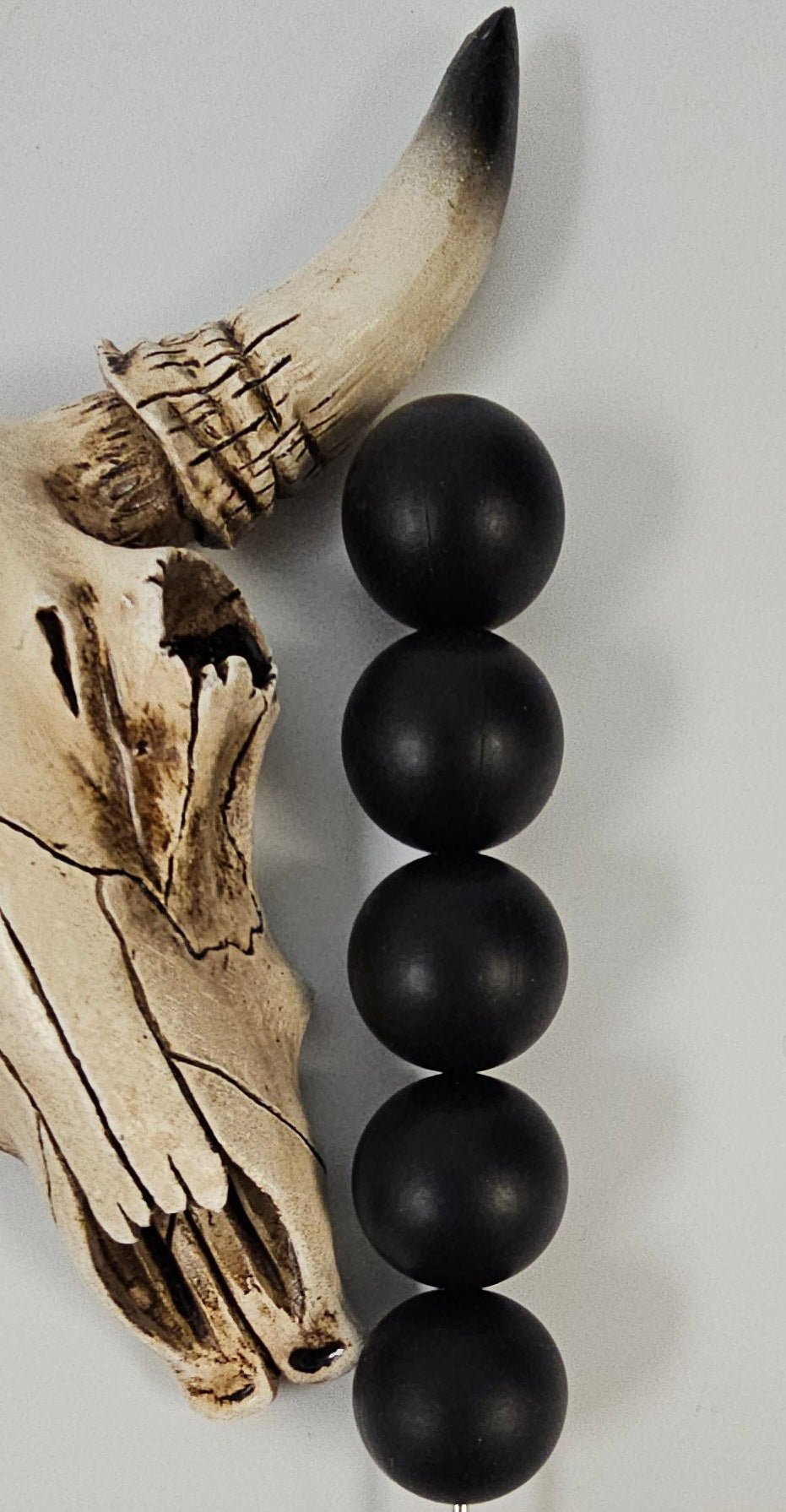 19mm Solid Silicone Beads