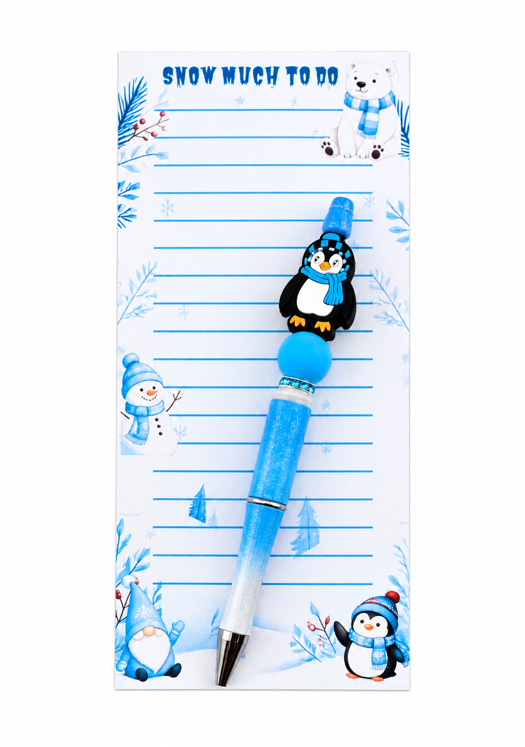 Snow Much To Do Pen & Notepad Set