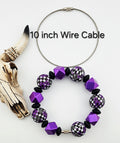10 inch Wristlet Luggage Tag Wire