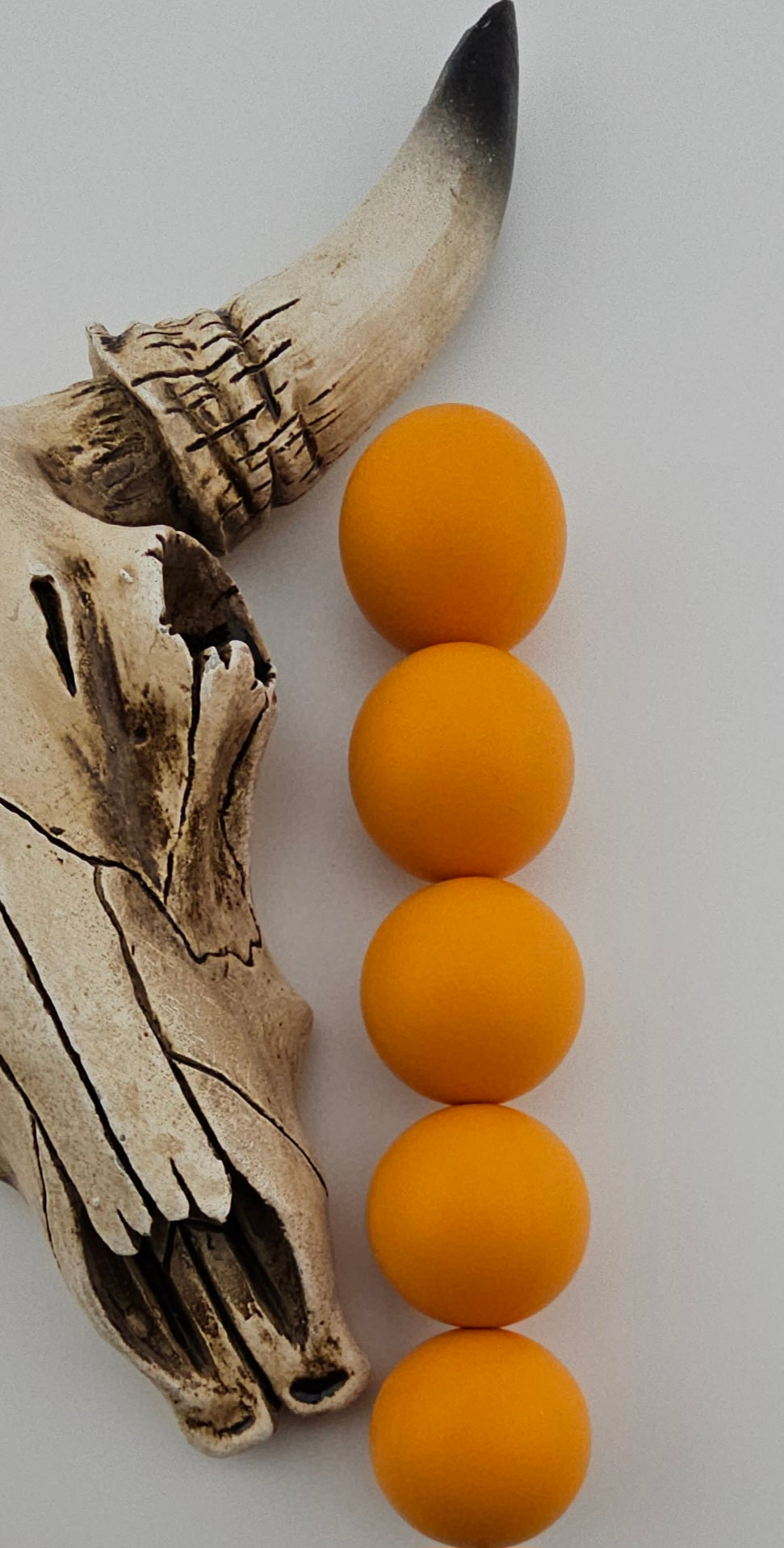 19mm Solid Silicone Beads