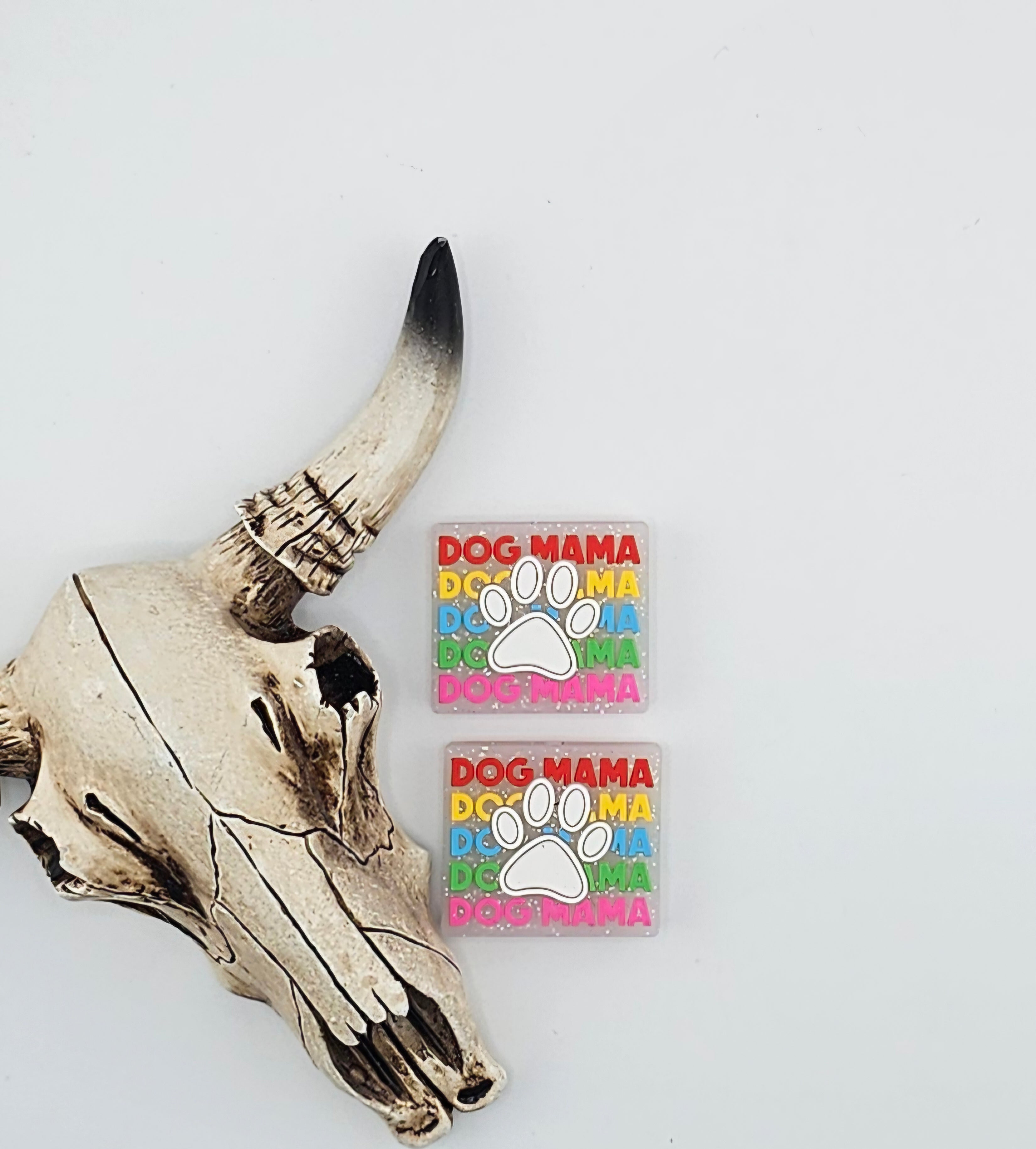 Dog Mama Glitter Focal