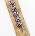 16mm Pink Cow Rhinestone Bead