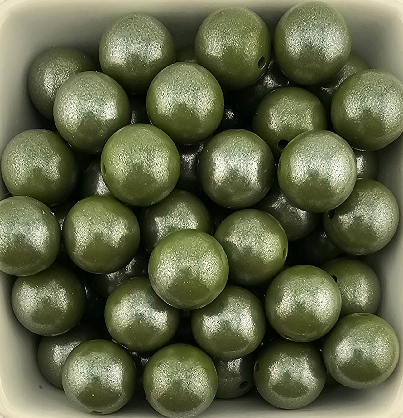 #137 Dark Army Green Opal