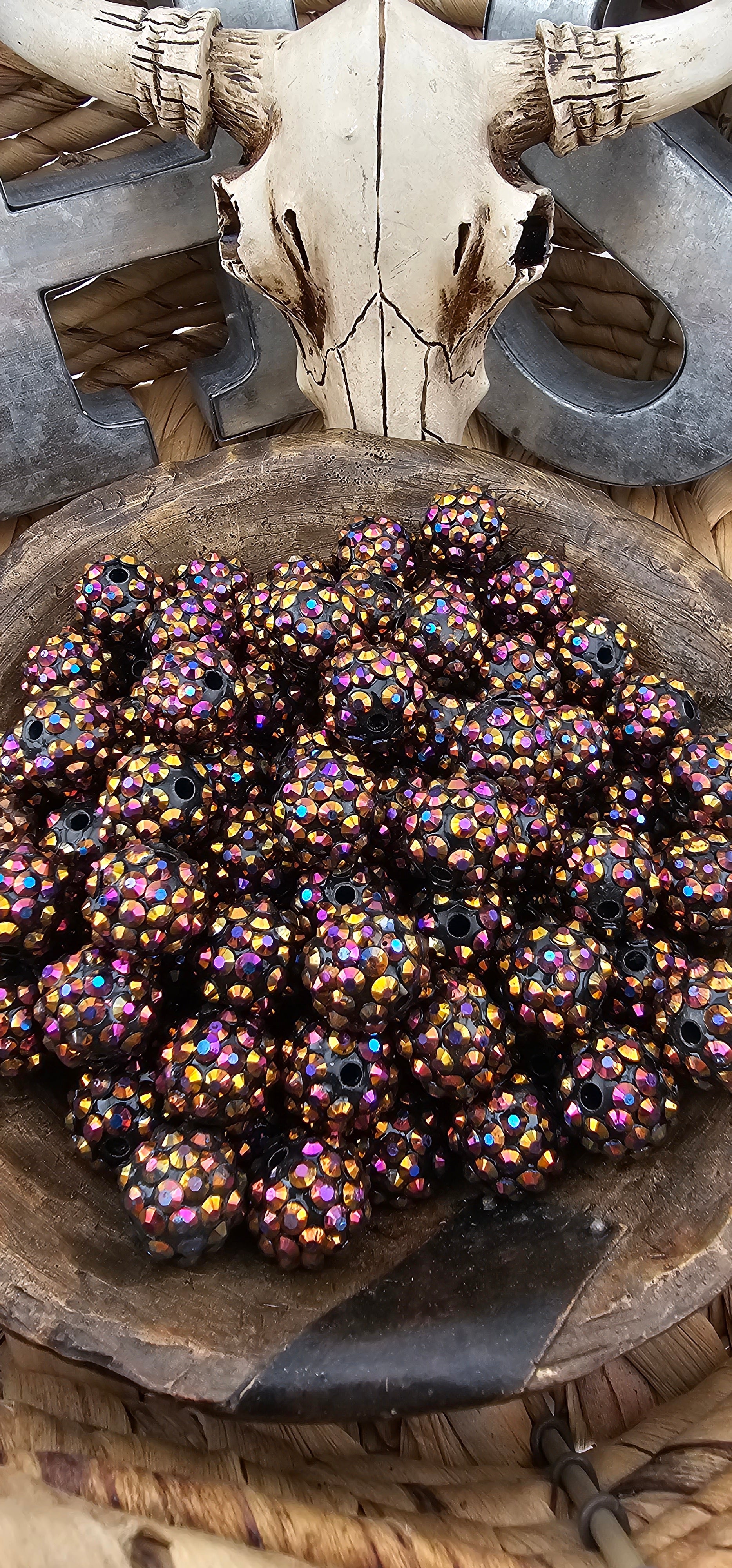 14mm Rhinestone Acrylic CLICK TO SEE ALL VARIANTS