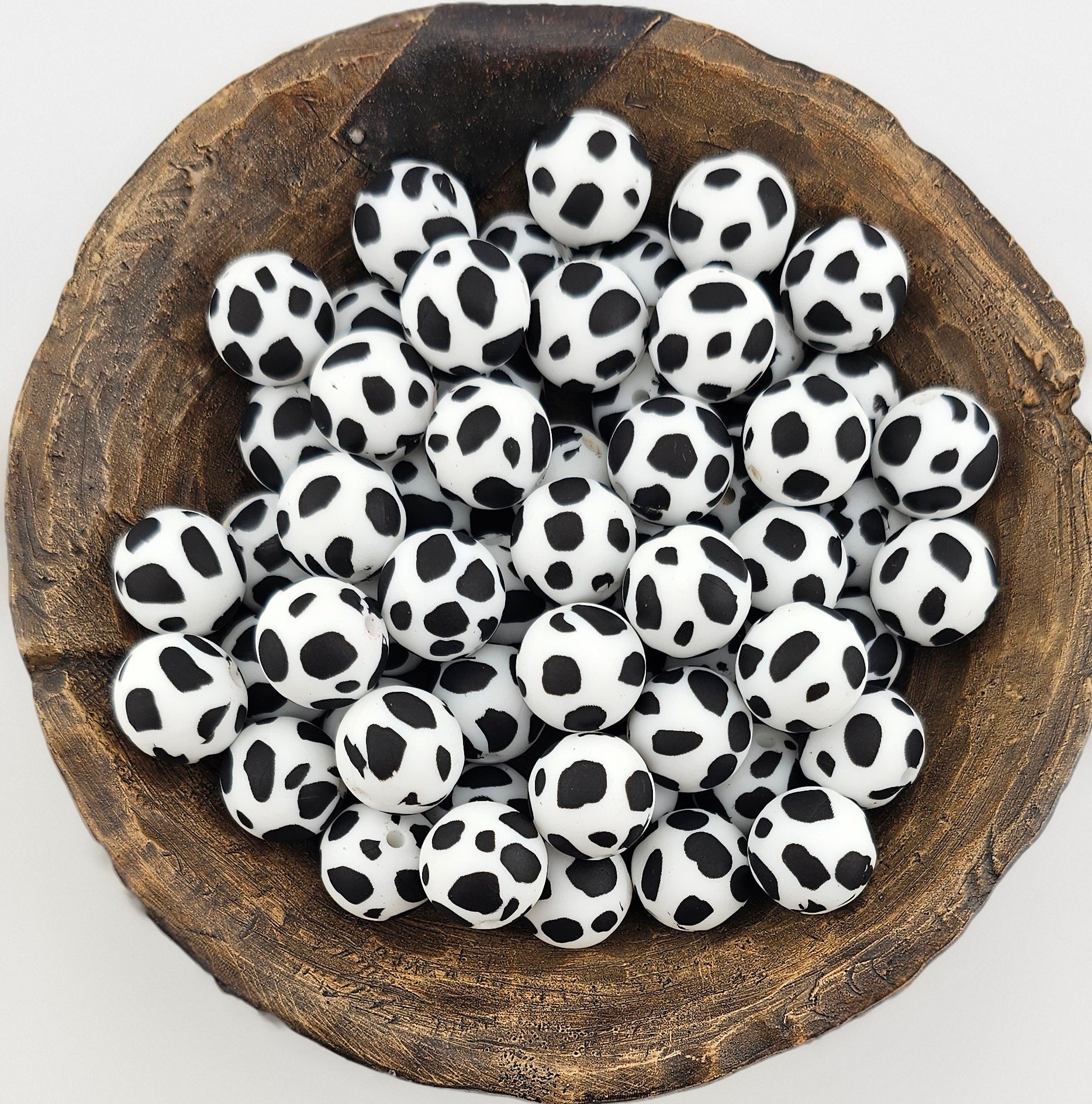 LARGE Black Cow Print