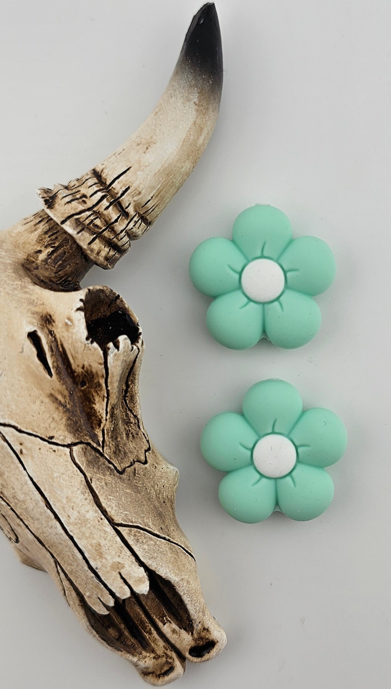 Mint Flower Petal Focal