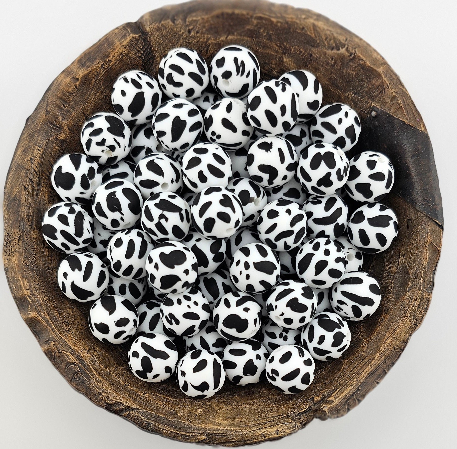 Black White Cow Print