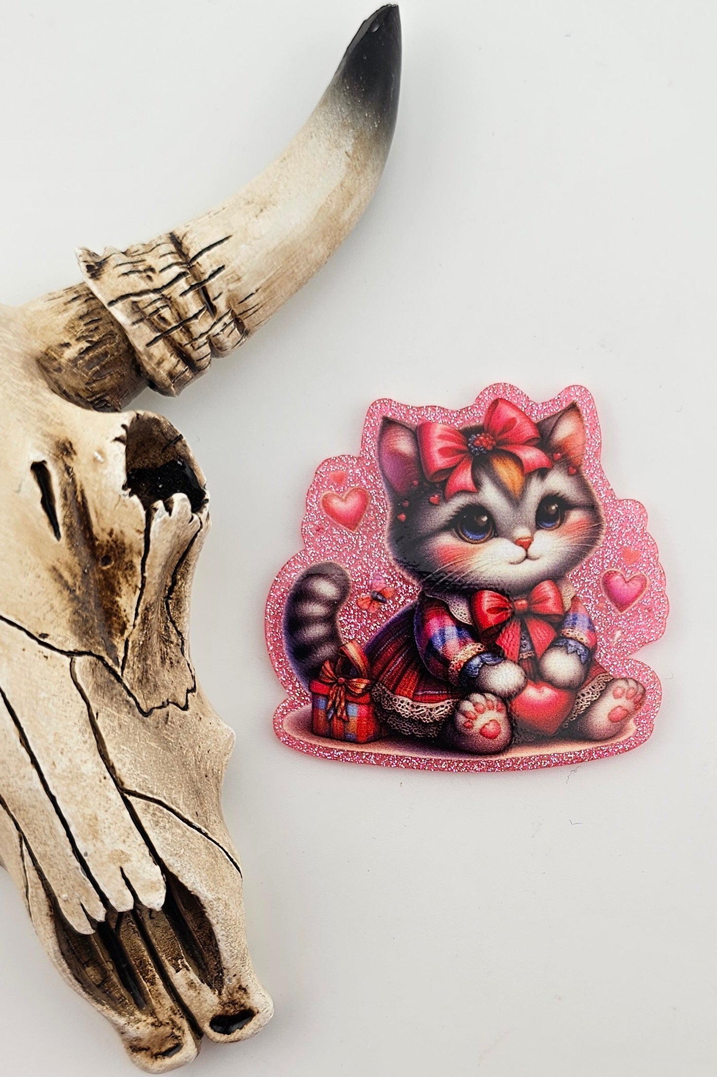 Flatback Kitty Cat Love 537