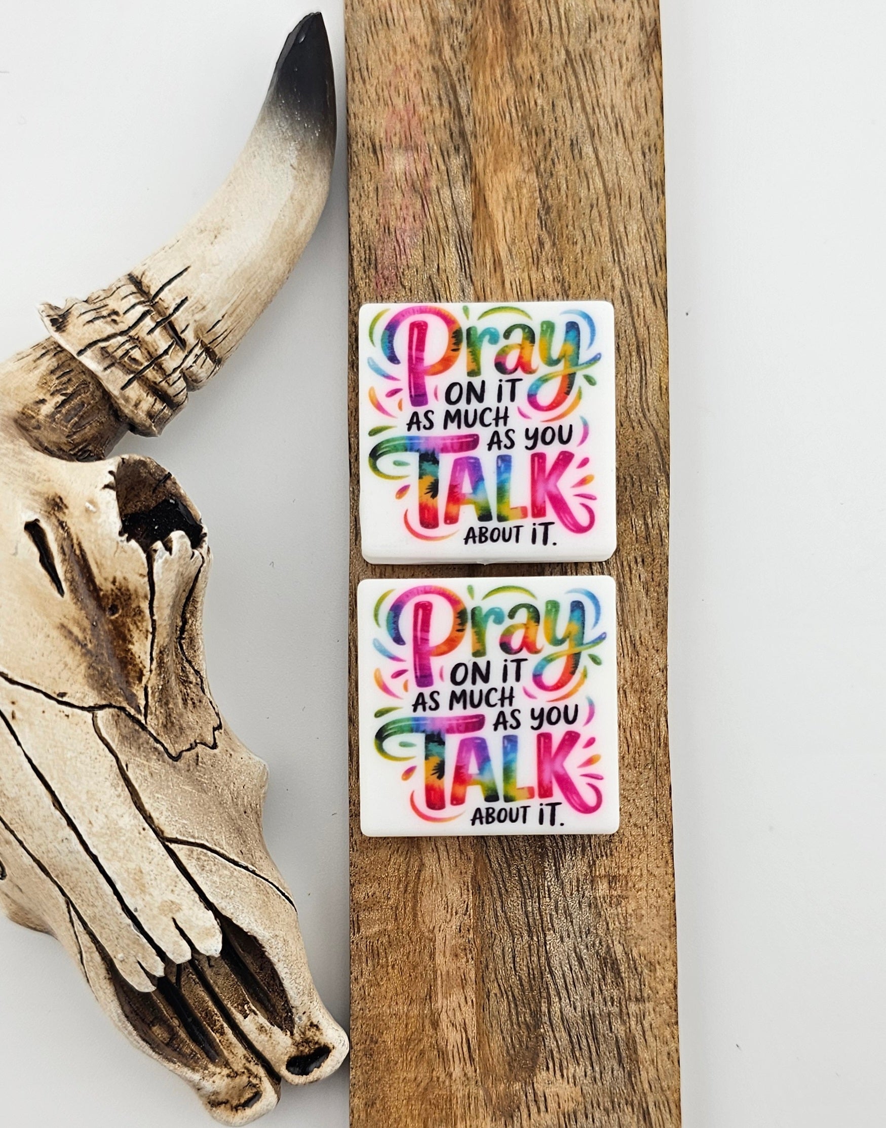 Pray On It As Much As You Talk About It Focal