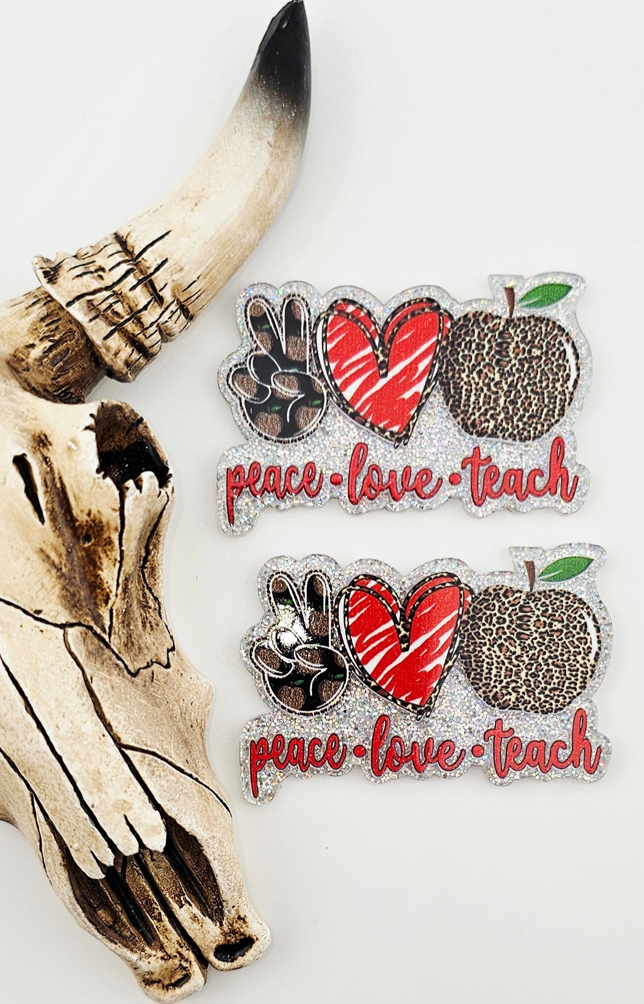 Flatback Peace Love Teach 180