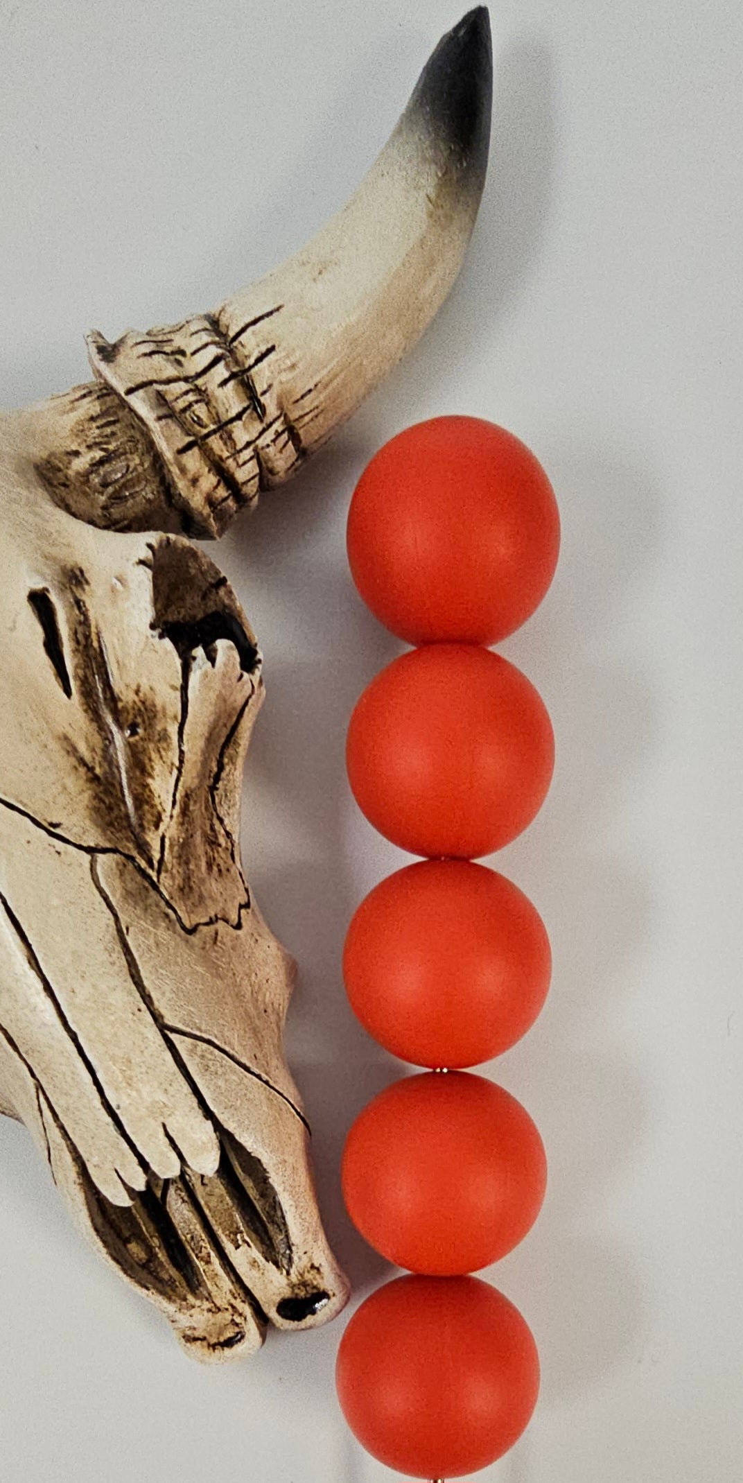 19mm Solid Silicone Beads