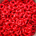 13MM LARGE HOLE WAVEY ACRYLIC SPACER 10CT DISCONTINUED SIZE