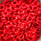 Wavey Acrylic Spacers 13mm (10ct) Large Hole