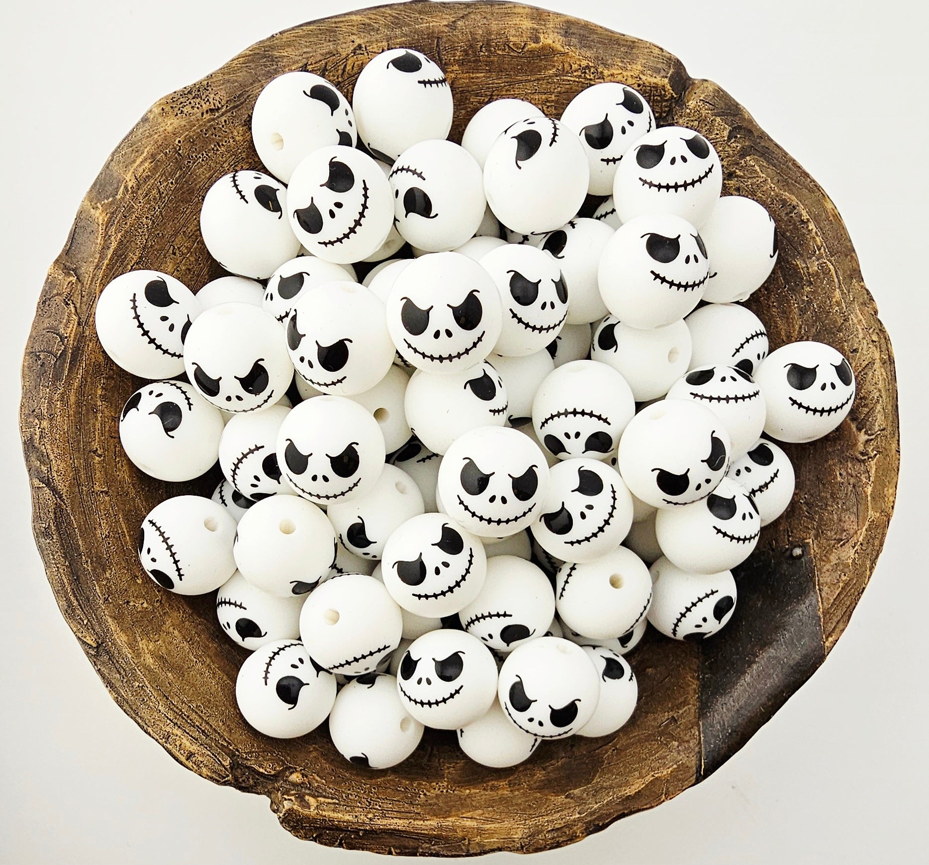 Stitch Skeleton Face Print