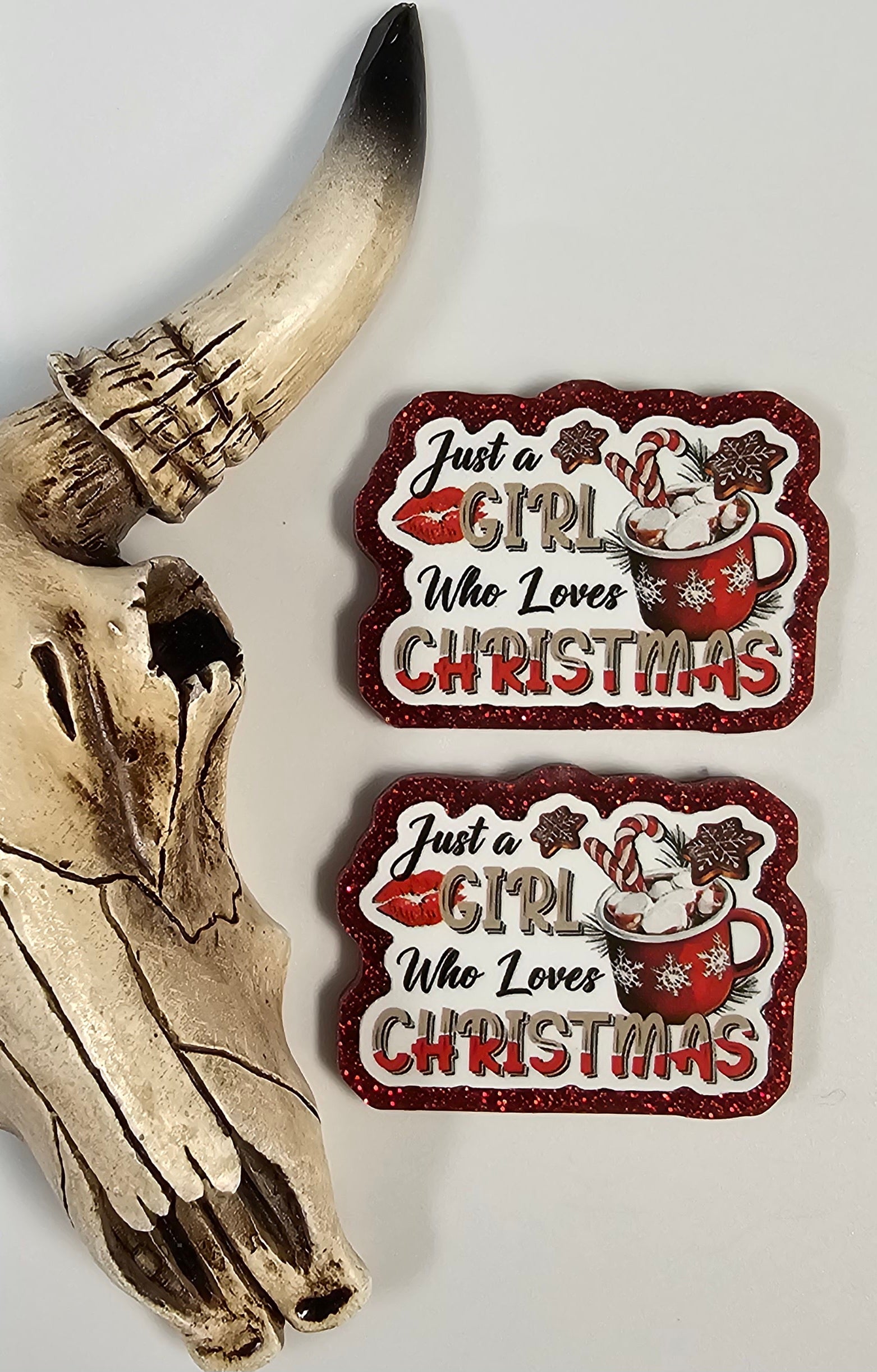 Flatback Just A Girl Who Loves Christmas 474