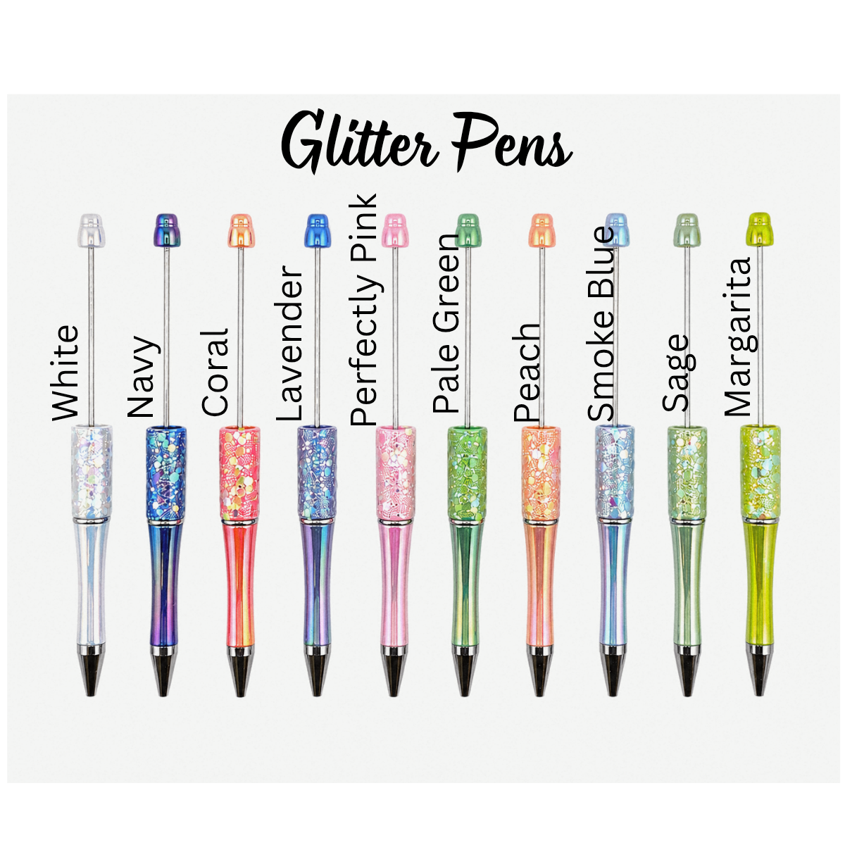Glitter UV Pens Beadable
