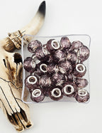 Faceted Spacer 14mm Large Hole