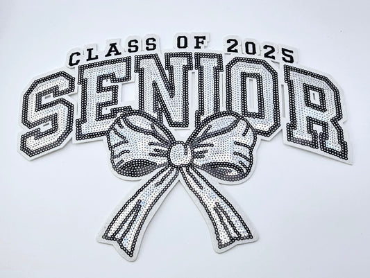 Senior Sequin Chenille Heat Transfer