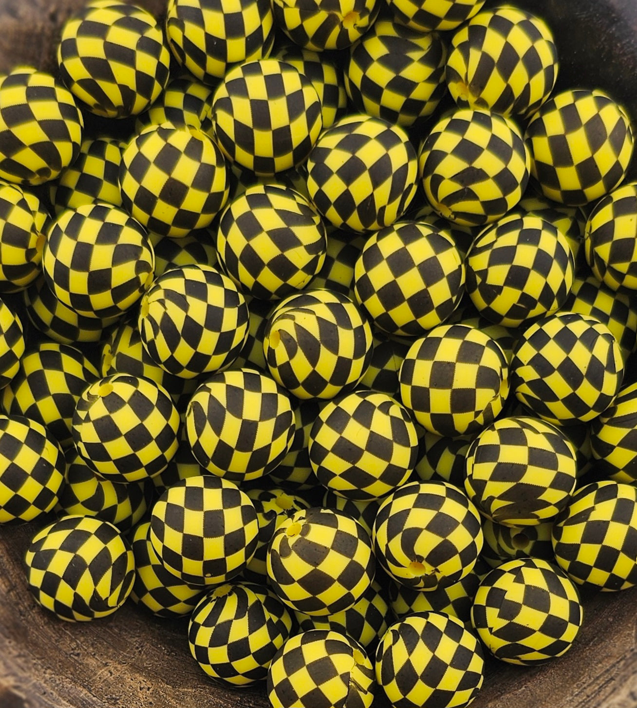 Checker Print 15mm Silicone