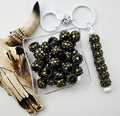 Spacer Rhinestone 12mm Smoke  (Large Hole)