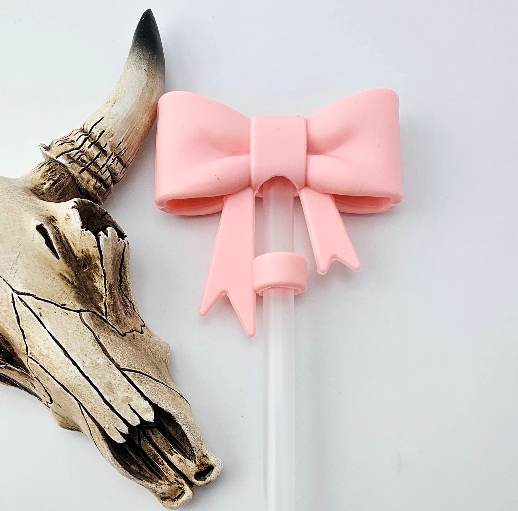 Bow Straw Topper