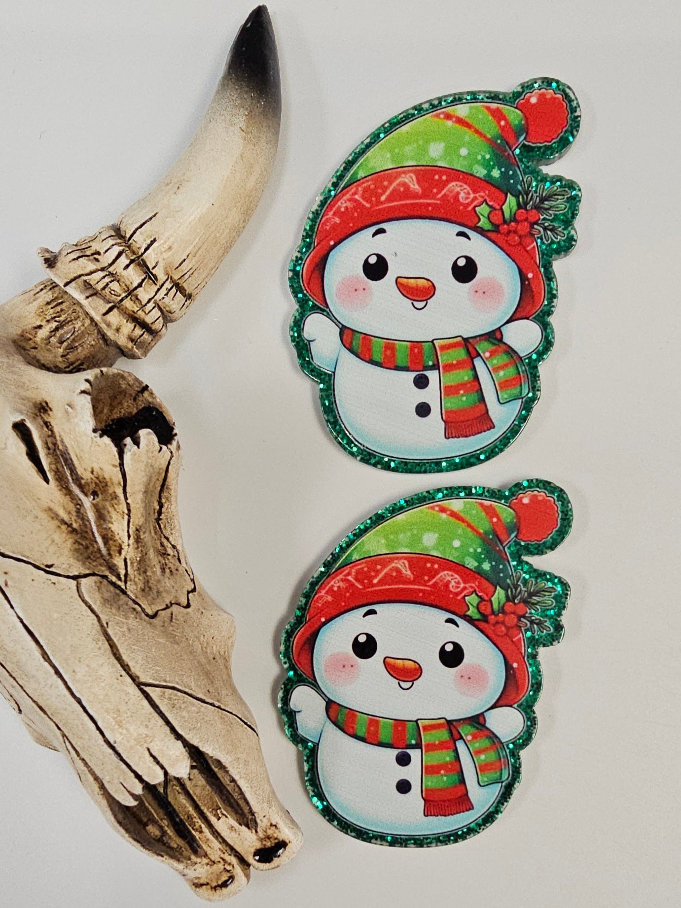 Flatback Baby Snowman 157