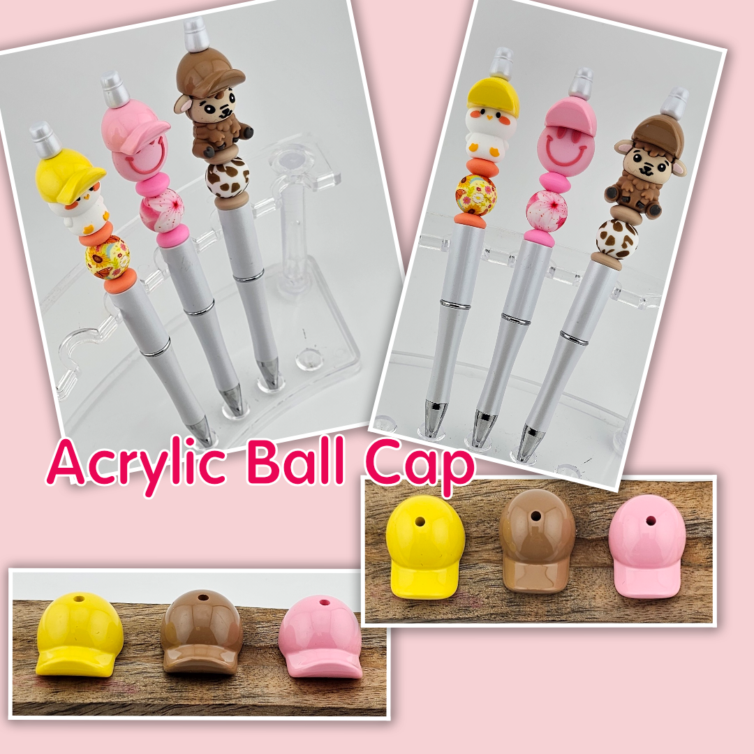 Acrylic Ball Cap Focal