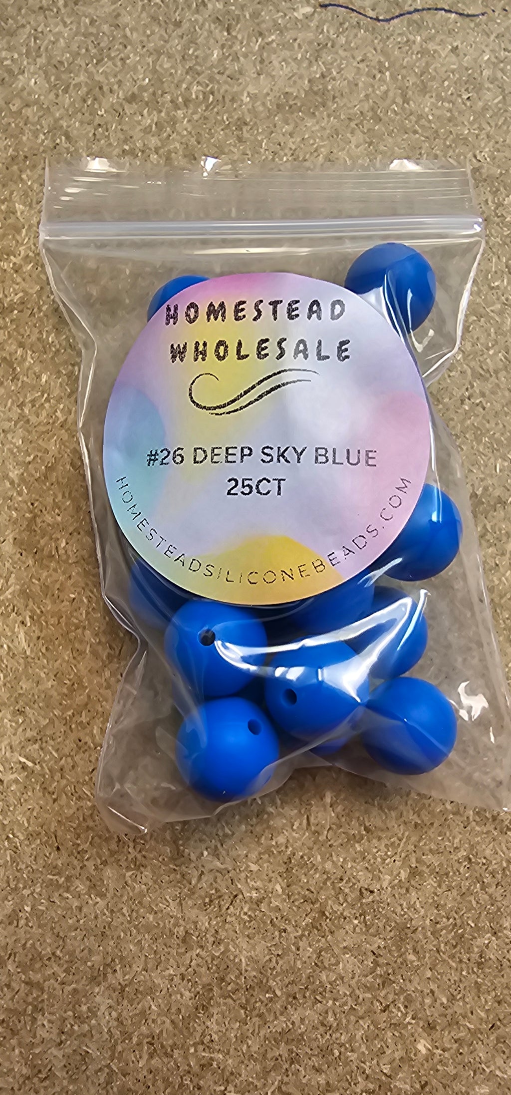 HSW - #26 Deep Sky Blue 25(ct) 15mm