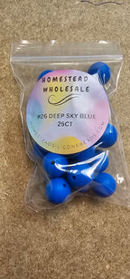 HSW - #26 Deep Sky Blue 25(ct) 15mm