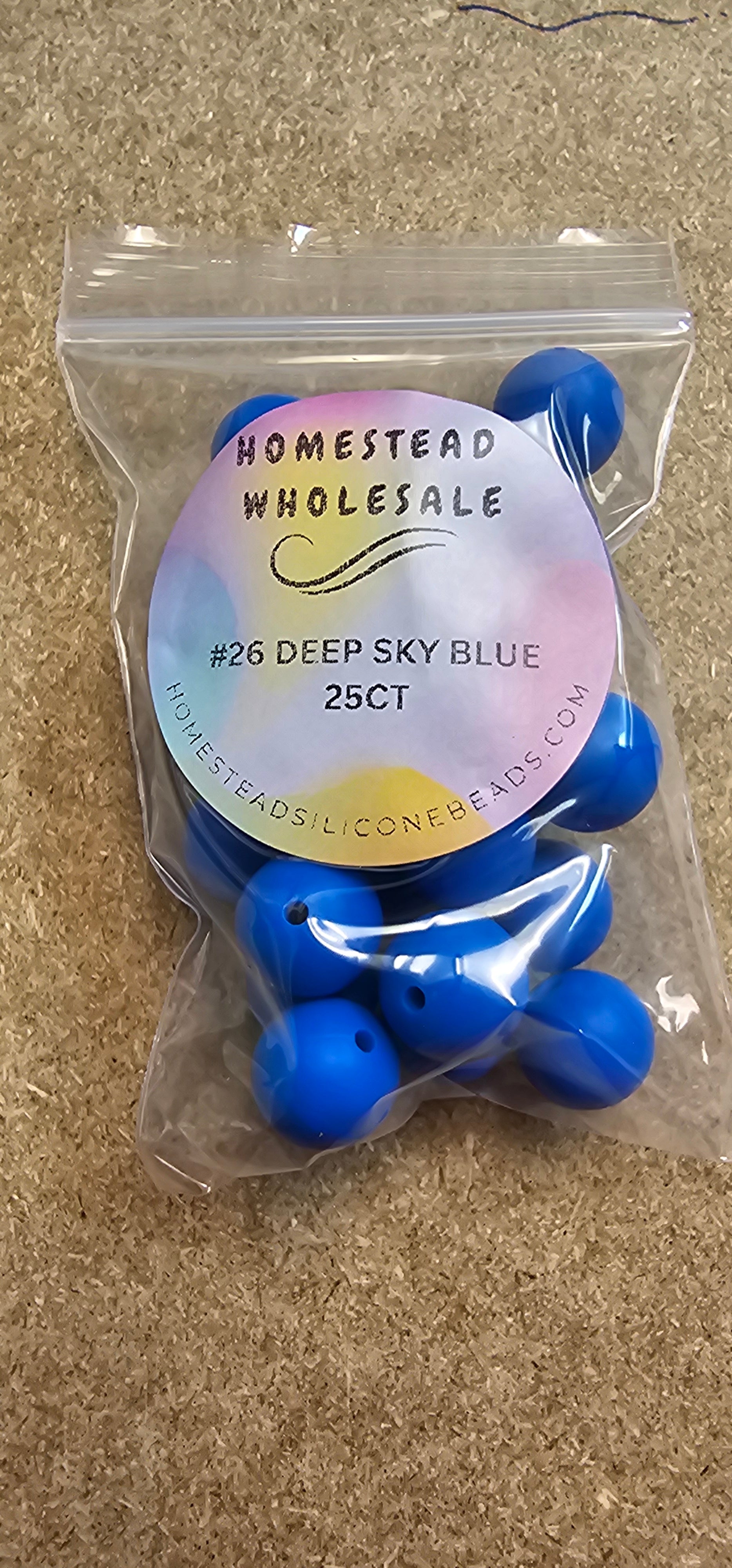 HSW - #26 Deep Sky Blue 25(ct) 15mm