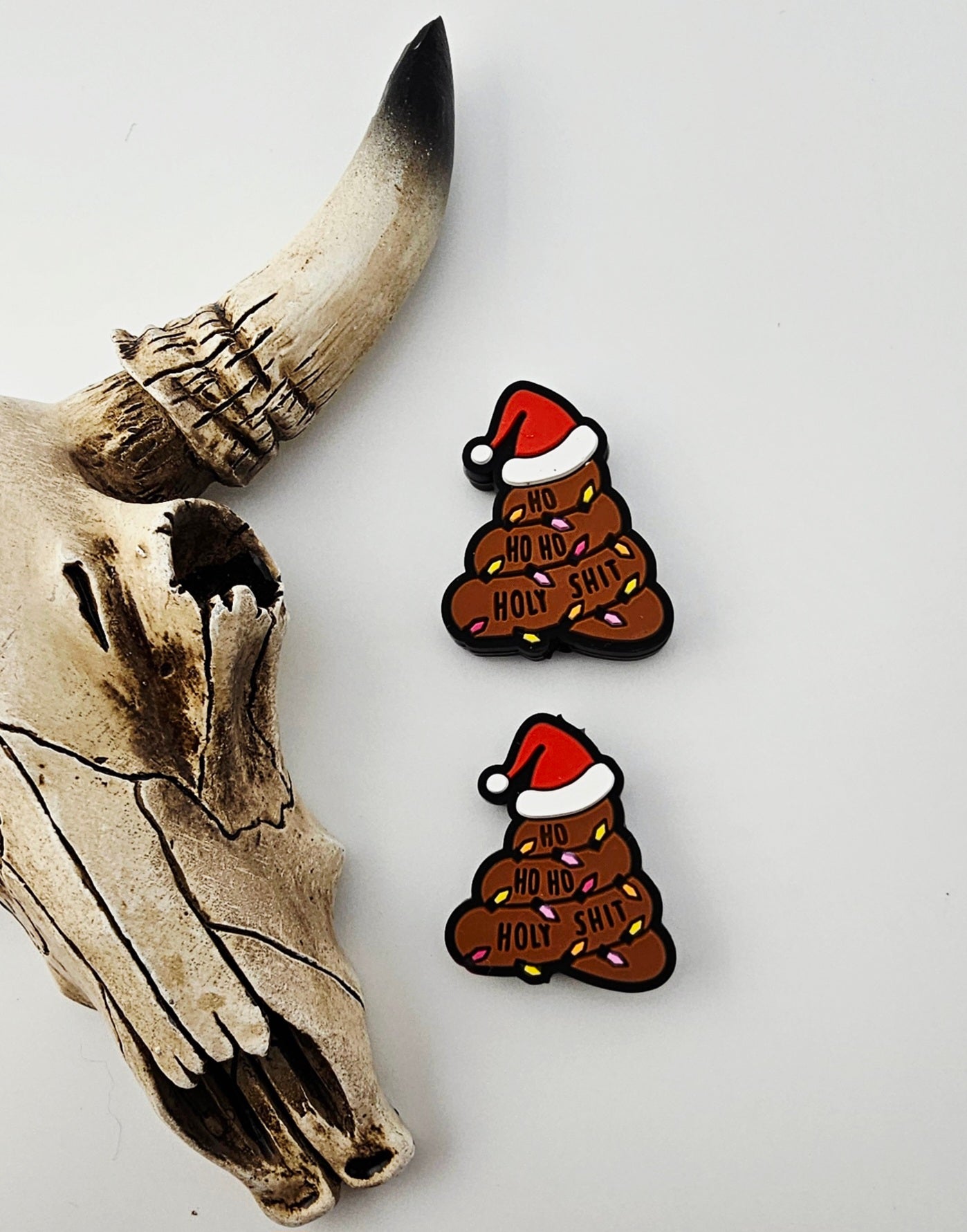 Ho Ho Ho Christmas Poo Focal