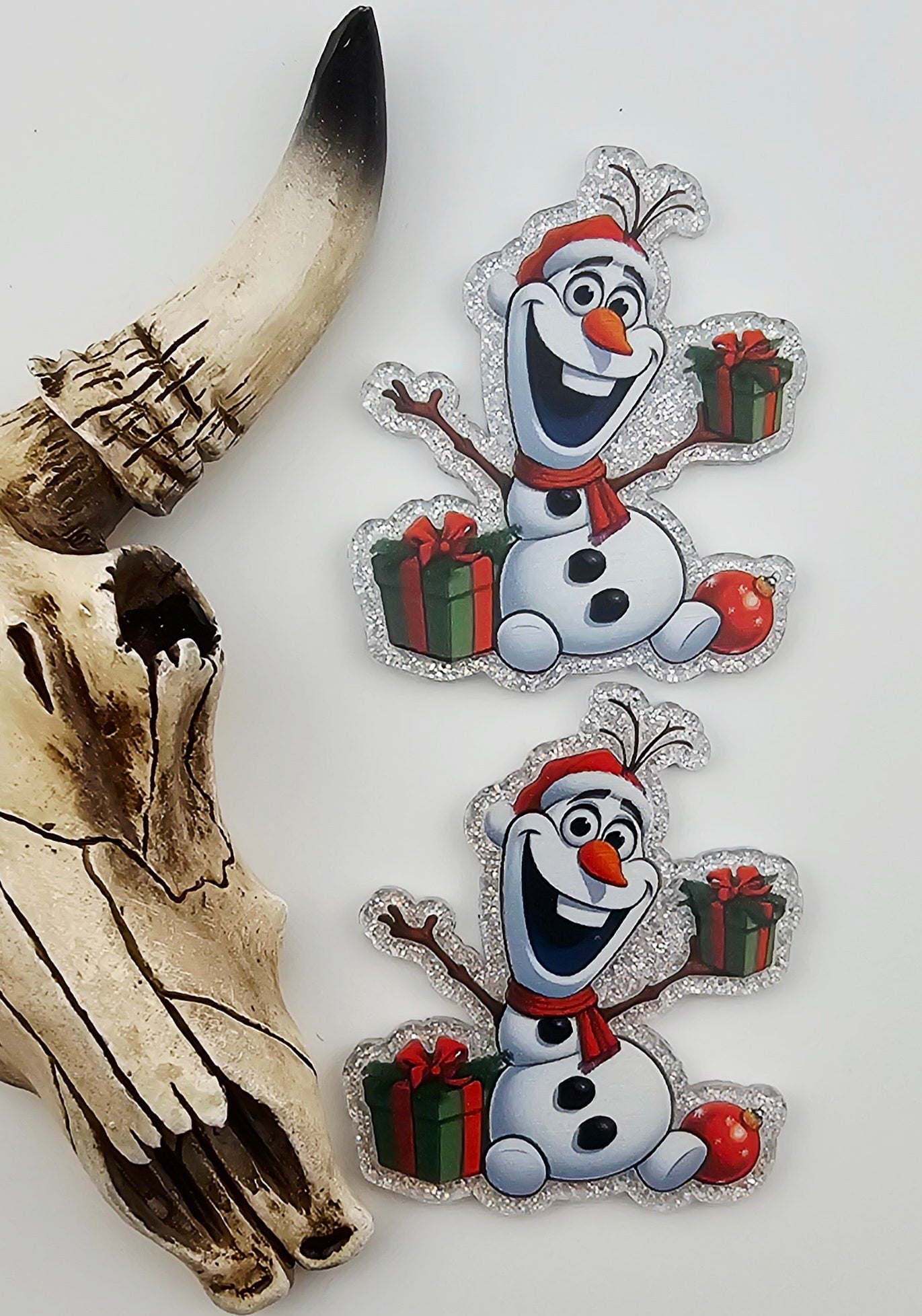 Flatback Happy Frozen Snowman 488