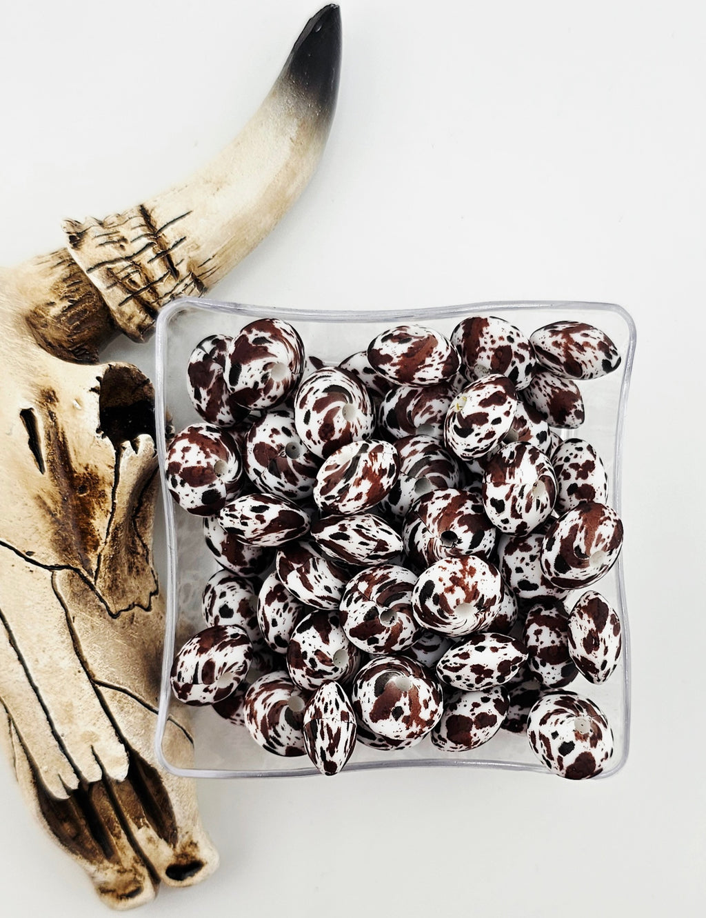 Black Brown Cowhide Print