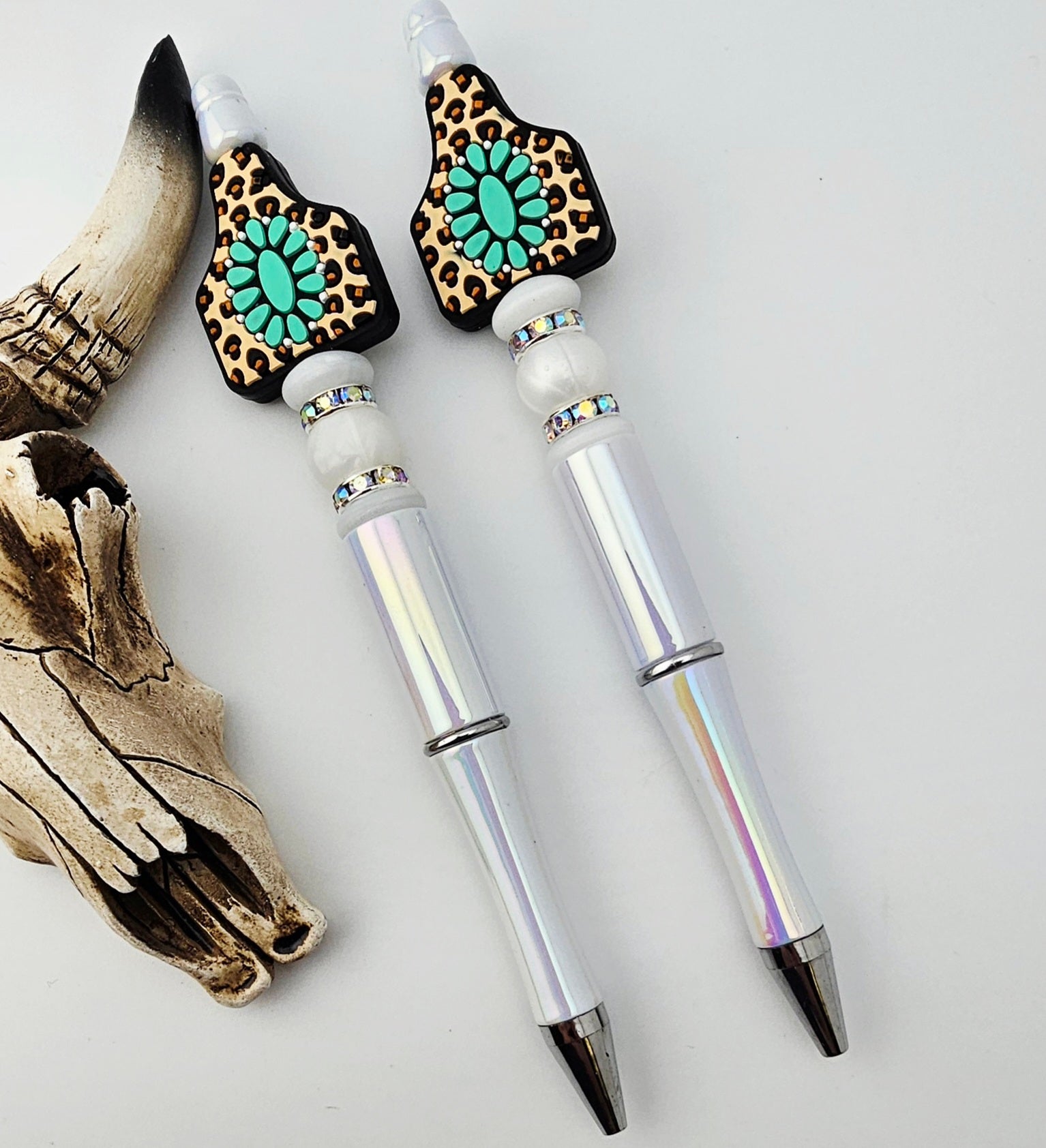Pre-Made Turquoise Tag Pen